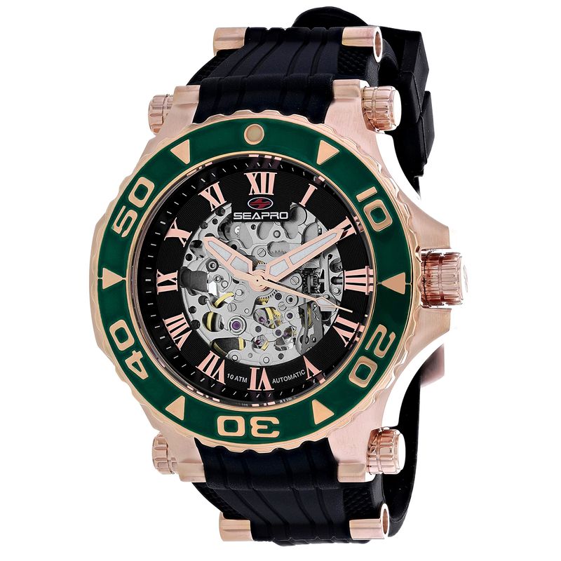Seapro Men's Seaway Black Dial Watch - Sp7754